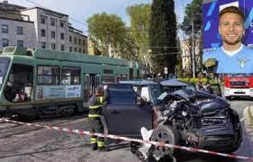 Ciro Immobile échappe de justesse à un accident de voiture grave à Rome