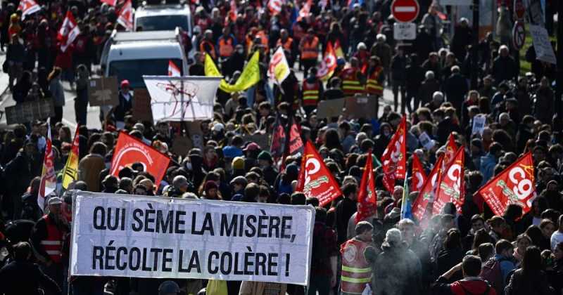 Colère contre Macron, escalade des manifestations de la Journée internationale des travailleurs en France