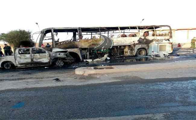 Carnage routier: 34 personnes brûlées vivantes dans un accident de bus à Tamanrasset