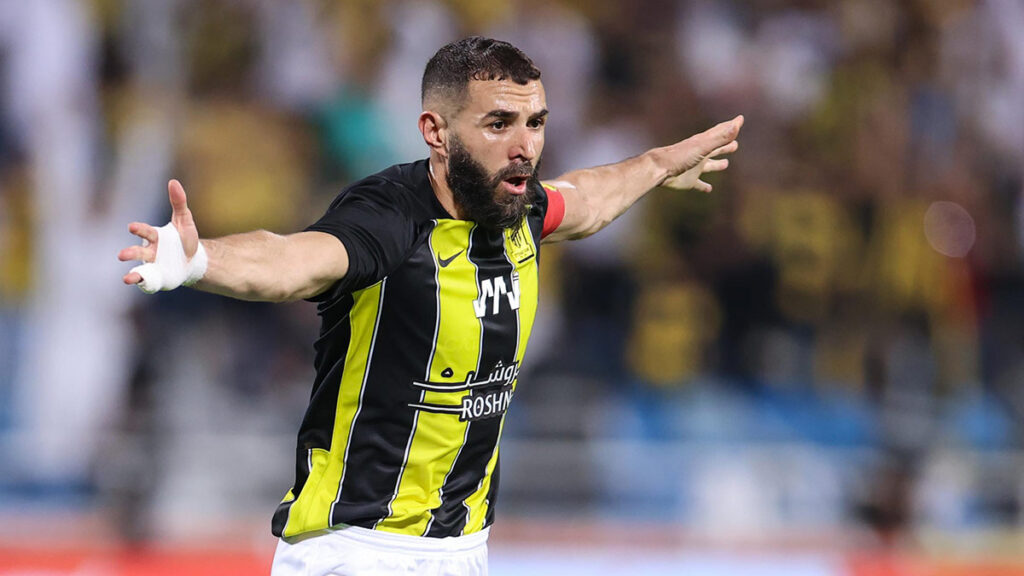 Benzema marque son premier but en Championnat avec Al-Ittihad