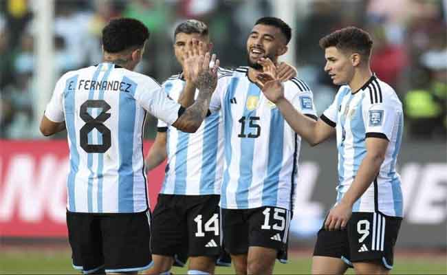 L'Argentine sans Messi remporte une victoire 3-0 contre la Bolivie