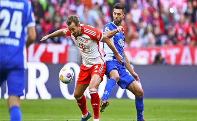 Le Bayern Munich écrase Darmstadt et prend la tête de la Bundesliga