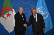 Crise humanitaire à Gaza: Communication téléphonique entre Tebboune  et le SG de l’ONU