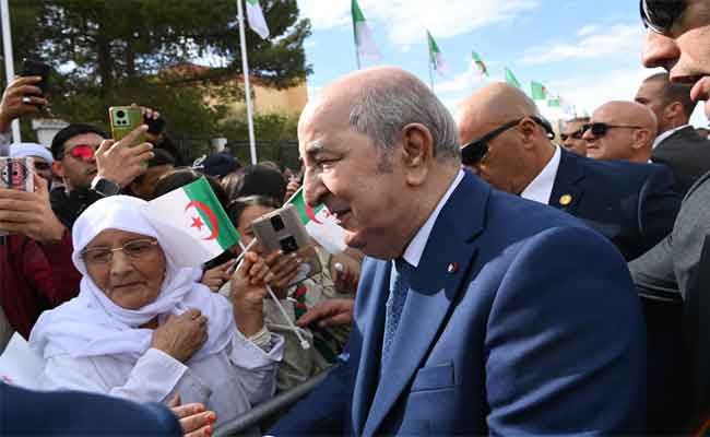 Rencontre du président  Tebboune avec des représentants de la société civile à Djelfa