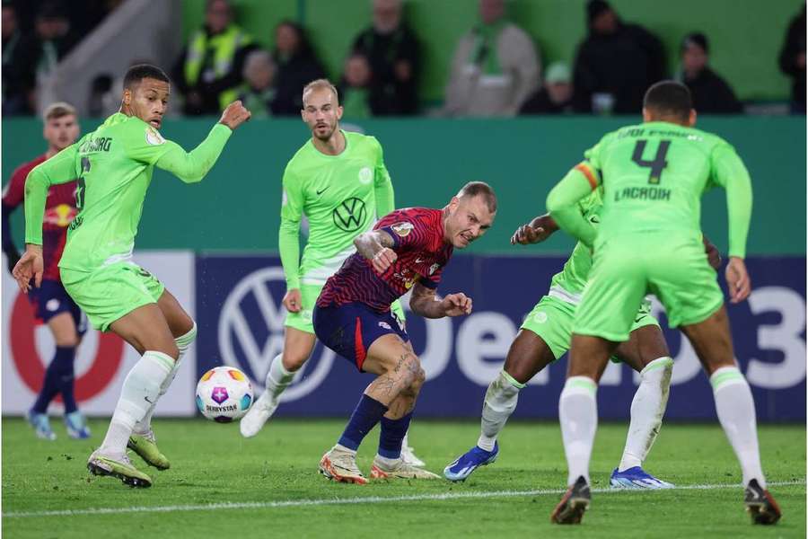 Wolfsburg surprend Leipzig 1-0 et met fin à sa série de victoires en Coupe d'Allemagne