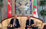 Arrivée du président turc Recip Tayyip Erdogan à Alger