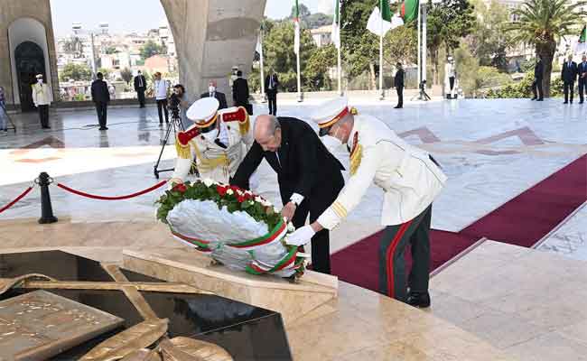 Tebboune Commémore le 69e Anniversaire du Déclenchement de la révolution