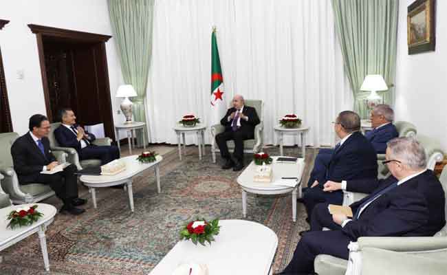 Algérie-France : Darmain reçu par Tebboune à Alger