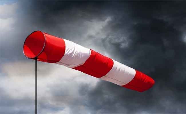 Météo : Alerte aux vents pouvant dépasser les 90km/h sur plusieurs wilayas