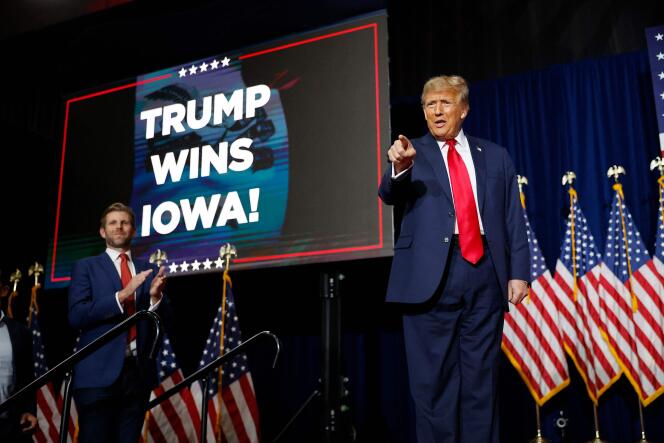 États-Unis : Donald Trump remporte l'Iowa