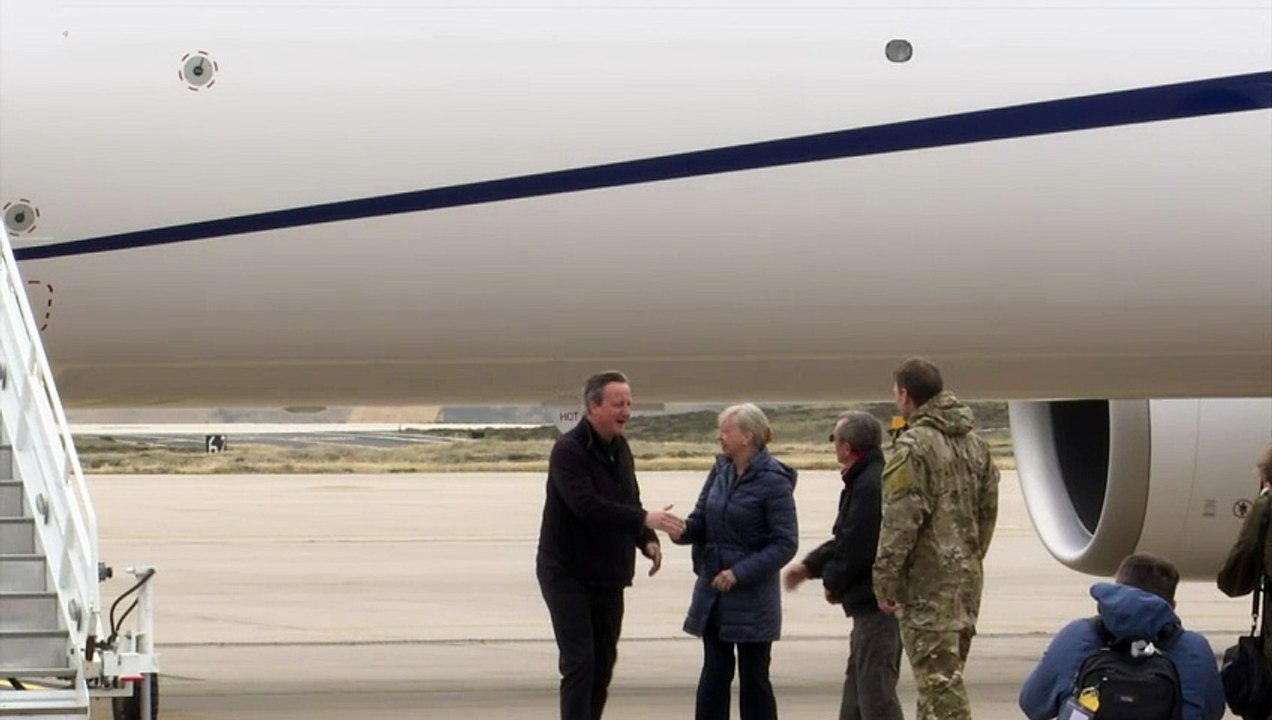 Le voyage de David Cameron aux îles Falkland