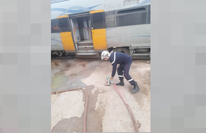 Incendie à bord d'un train Coradia entre Sidi Bel Abbès et Saïda