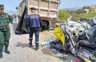 Amalou : 8 morts dans une collision entre un poids-lourd et un taxi