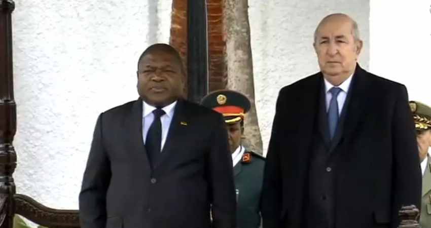Le Président du Mozambique en visite officielle en Algérie à l'invitation du président Tebboune