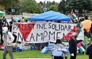 Interpellation de manifestants pro-palestiniens sur le campus de l'université de Boston