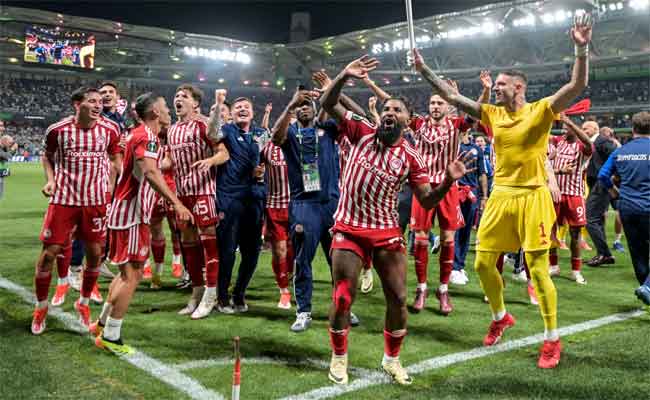 L'Olympiakos s'impose en prolongation face à la Fiorentina et remporte la Ligue Europa Conférence