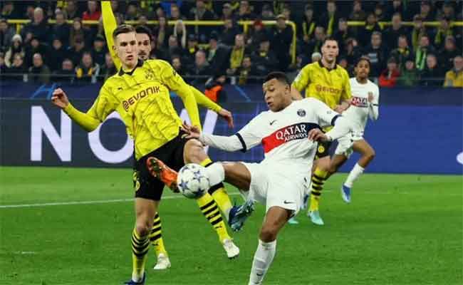 Le Borussia Dortmund prend l'avantage sur le PSG dans la première manche de la Ligue des champions
