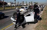 Accident à Tiaret : 2 blessés dans un renversement de voiture