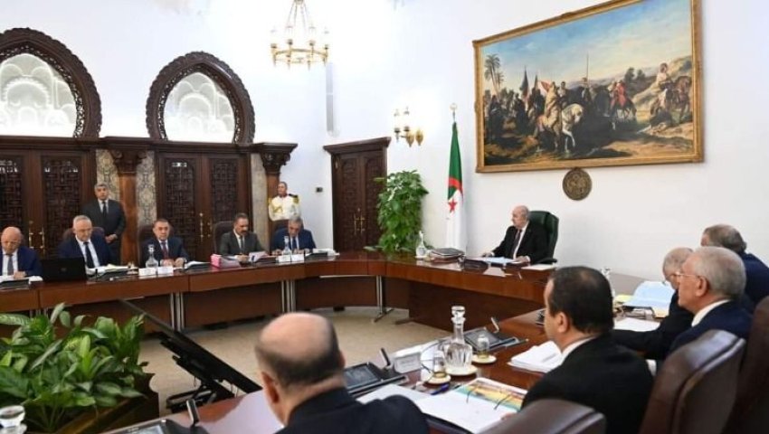 Réunion du Conseil des Ministres sous la présidence de Abdelmadjid Tebboune