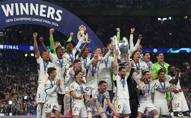 Le Real Madrid décroche son 15e titre historique en Ligue des Champions européenne face au Borussia Dortmund