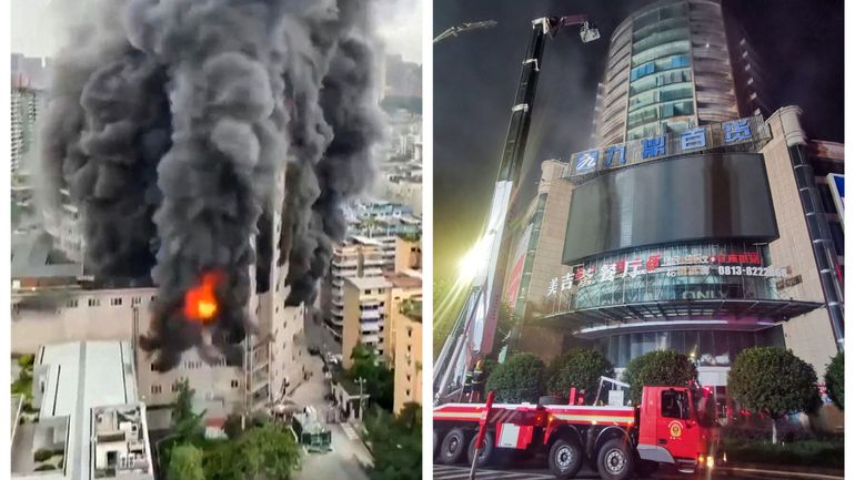 Chine : incendie dévastateur dans un centre commercial – au moins 16 morts