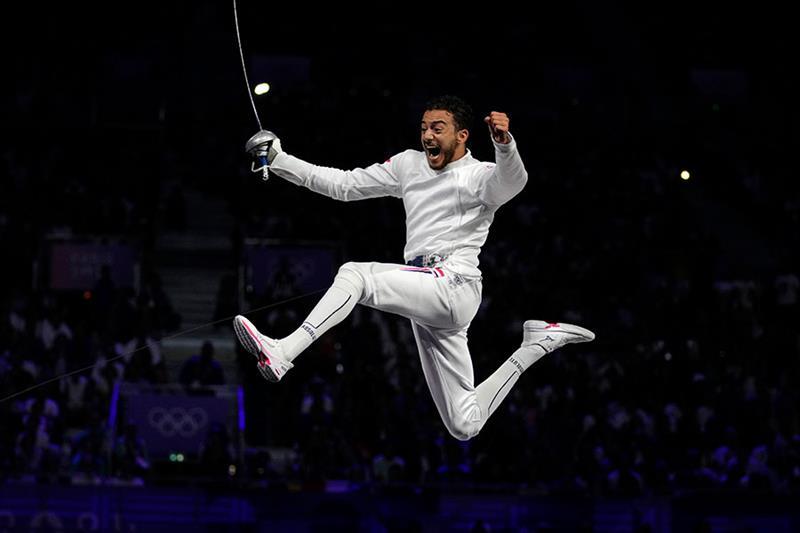 Mohamed El-Sayed écrit l'histoire de l'escrime Égyptienne aux JO de Paris 2024