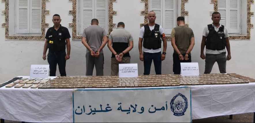 Relizane : Saisie de 264 comprimés d'ecstasy et arrestation de 4 individus