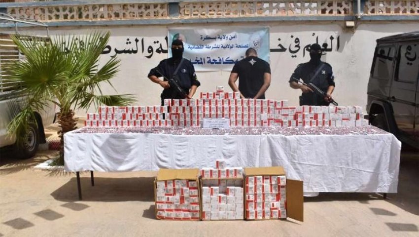 Biskra : arrestation d'un dealer de psychotropes et de faux-monnayeurs