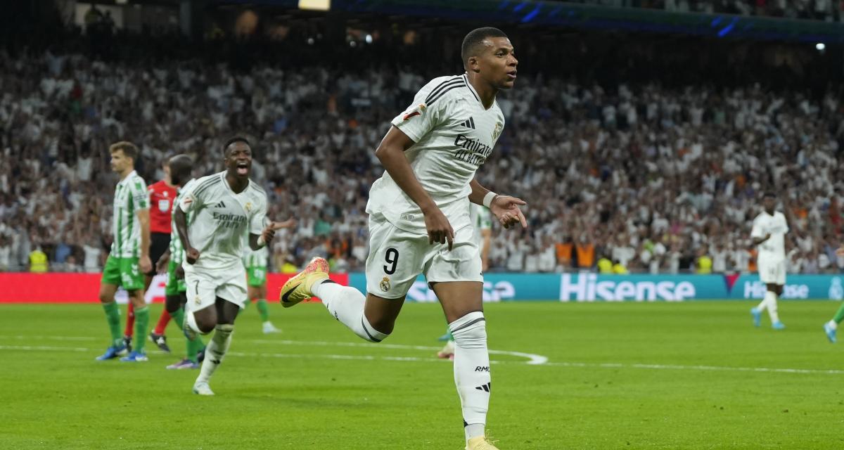 Mbappé Inscrit un doublé en deux minutes pour la victoire du Real Madrid contre le Bétis