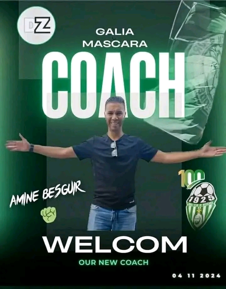 SportGC Mascara : Amine Besseghir, nouveau coach pour redresser la barre