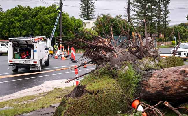 Australie : 330 000 foyers plongés dans le noir après le passage de la tempête Alfred