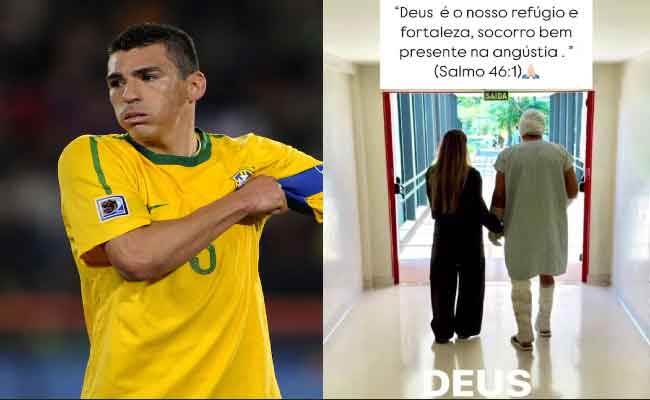 Brésil : L’ancien footballeur Lucio grièvement brûlé dans un accident domestique, son état est stable