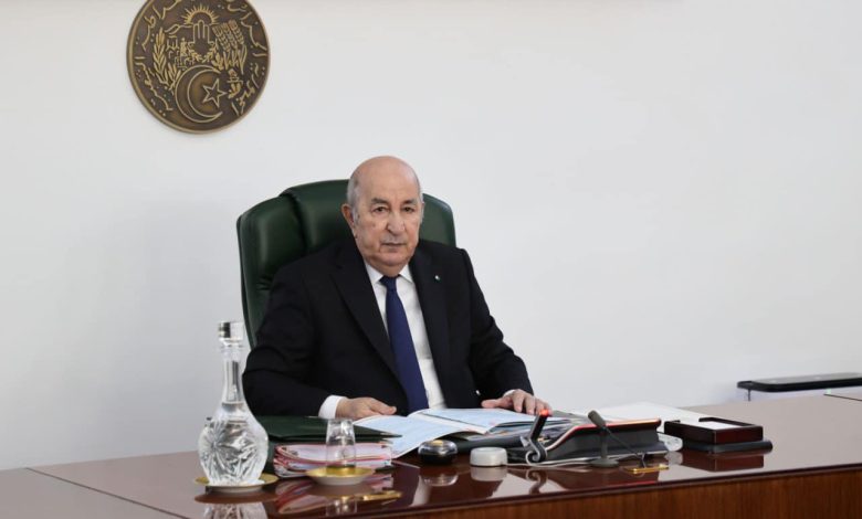 Réunion du Conseil des ministres présidée par le président Tebboune