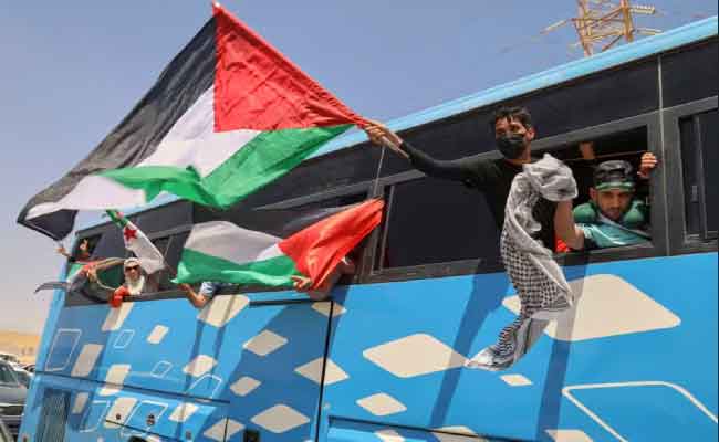 Égypte : la marche internationale pour Gaza interrompue, militants arrêtés et renvoyés