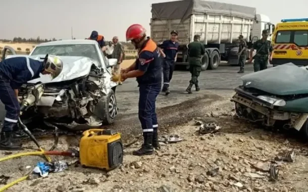 Bilan hebdomadaire de la Protection civile : 37 morts dans des accidents de la circulation, 19 noyades et 284 incendies éteints