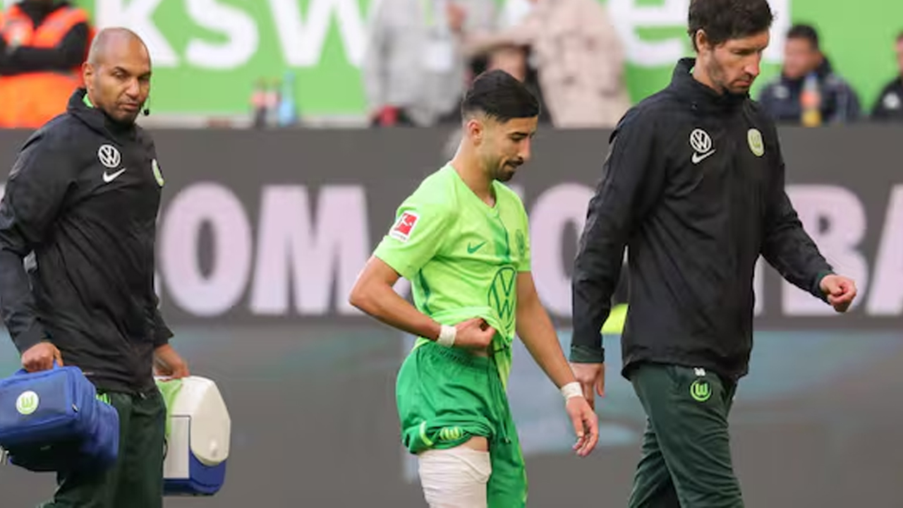 Blessure musculaire : Amoura absent des premiers entraînements de Wolfsburg