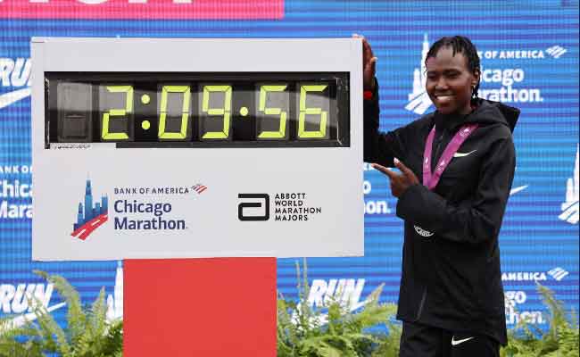 Ruth Chepngetich, la reine du marathon, sous le coup d'une suspension pour dopage