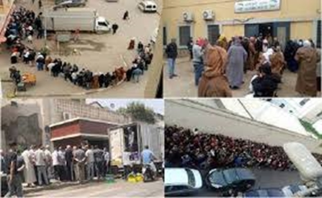 La chaleur de l'été transforme les files d'attente en Algérie en scènes collectives de harcèlement et d'agression sexuelle