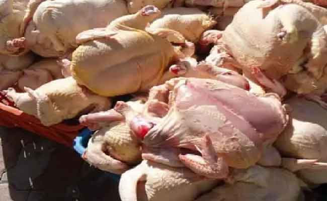 Saisie de 462 kg de viandes blanches avariées à Souk El Tenine