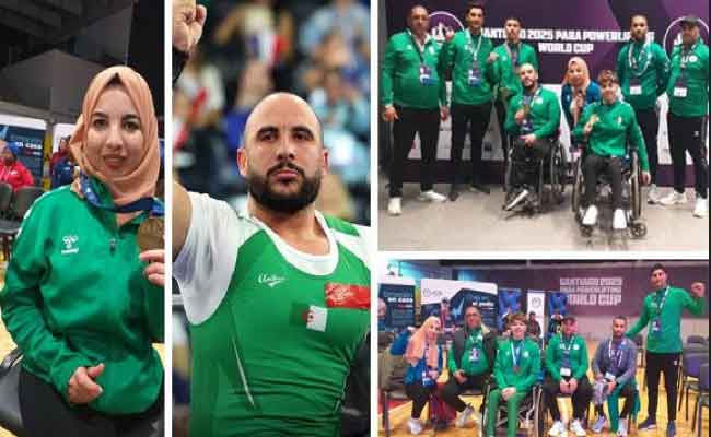 Para-Powerlifting / Coupe du monde 2025 : l’Algérie remporte 6 médailles, dont deux en or