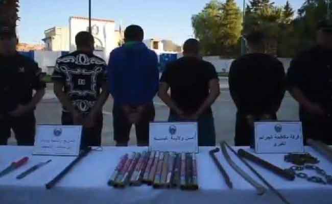 Démantèlement d’une bande criminelle semant la terreur à Tébessa