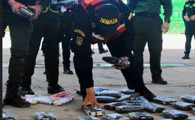 La Colombie réalise une saisie de cocaïne sans précédent : 14 tonnes confisquées au port de Buenaventura