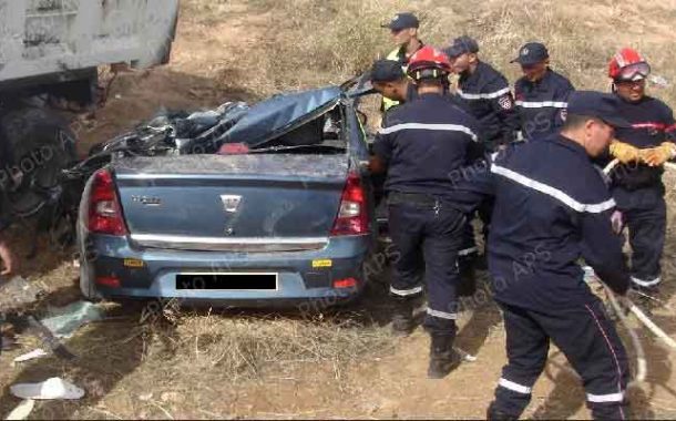 Bilan hebdomadaire de la Protection civile : 45 morts et 1 558 blessés dans 1 305 accidents de la route