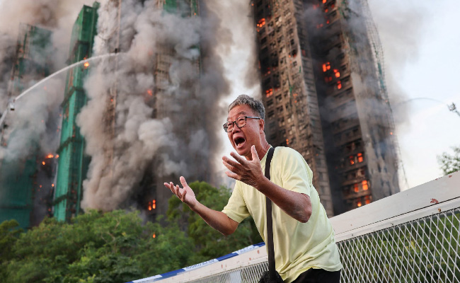 Incendie dévastateur à Hong Kong : 44 morts et 279 disparus dans un complexe résidentiel, trois arrestations pour négligence