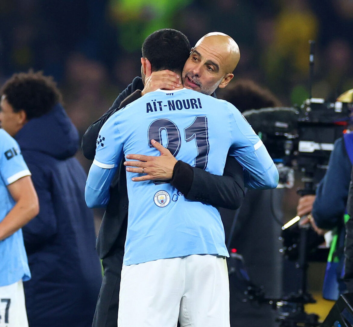 Guardiola intervient personnellement : Manchester City exige de garder Aït-Nouri jusqu’au 17 décembre
