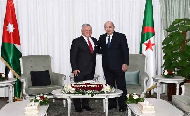 Appel téléphonique entre Abdelmadjid Tebboune et le roi Abdallah II