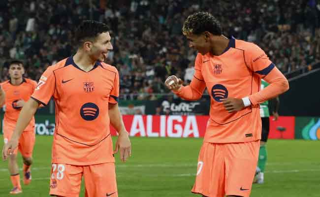 Liga : Le Barça prend quatre points d’avance grâce à un spectaculaire 5–3 face au Betis