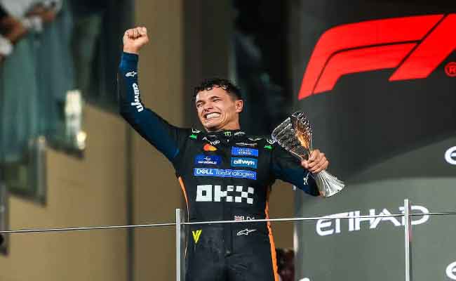 Lando Norris détrône Verstappen et décroche son premier titre mondial en F1 à Abu Dhabi
