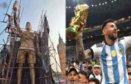 L’Inde dévoile une statue monumentale de 21 mètres dédiée à Messi, érigée en un temps record avant sa tournée historique