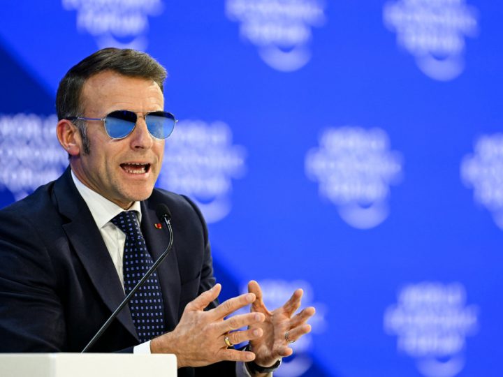 « Ne pas accepter la loi du plus fort » : les points clés du discours ferme d’Emmanuel Macron à Davos face à Trump